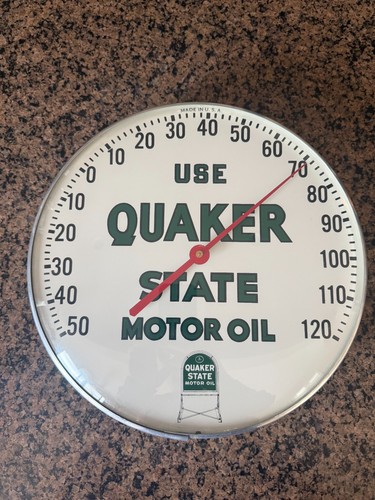 Vintage thermometer quaker - vintage,
